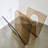 Porte revues vintage 1970 Michel Dumas pour Roche Bobois