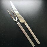 Carving Knife & Fork - Alessi Collection "Dry" - Discontinued