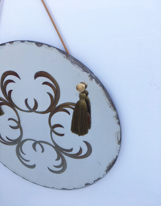 Beveled mirror 35x35cm