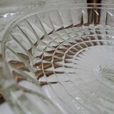 Art Deco glass fruit bowl