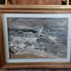 Giuseppe MANFREDI (1934 - 1987) Marina Painting Oil on Canvas 70 X 50
