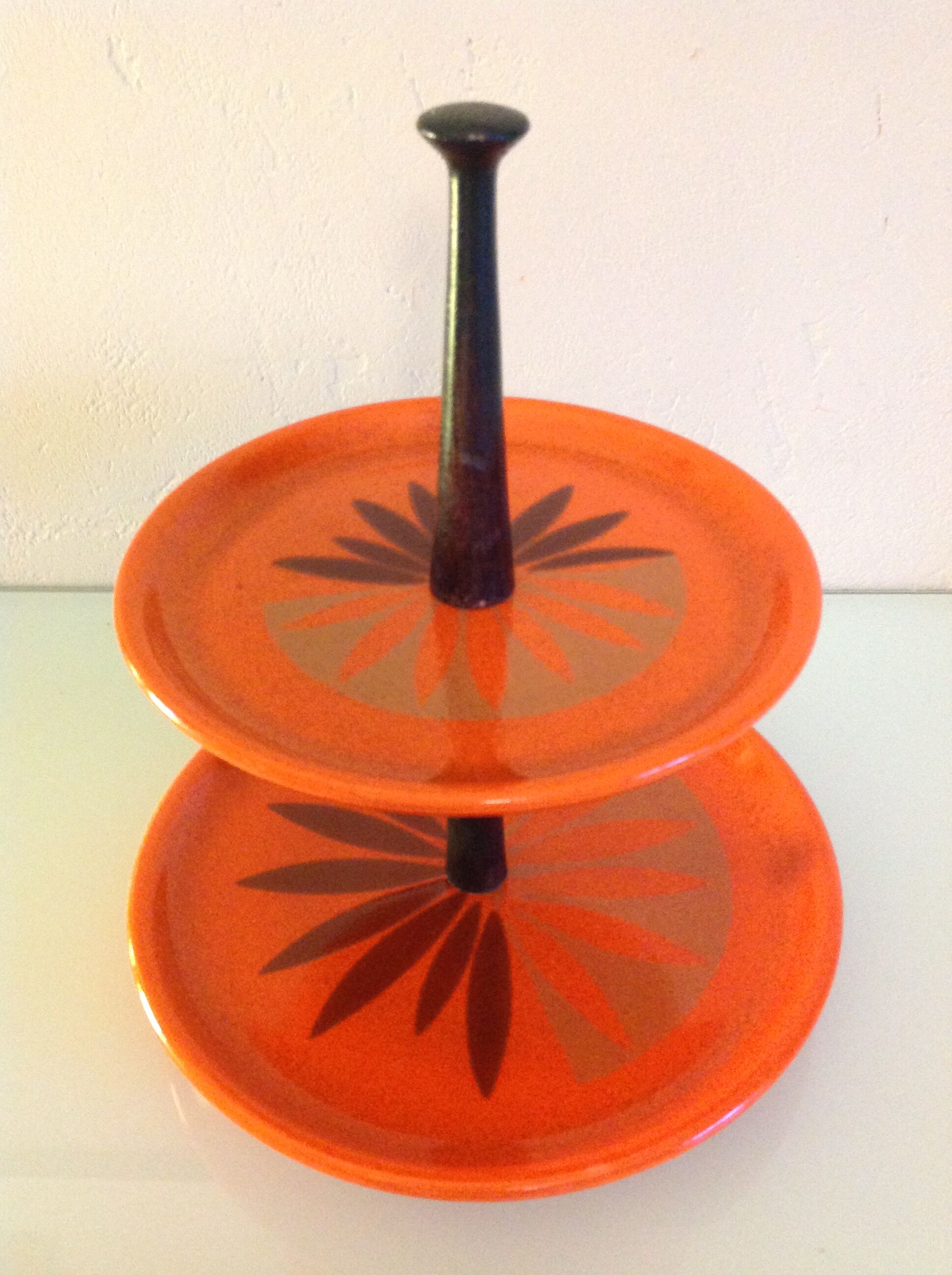 Servant of table vintage ceramic 60-70s