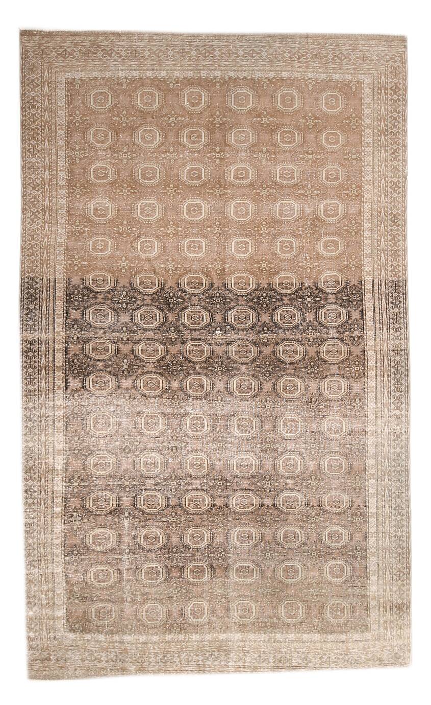 6x10 Dusty Rose & Brown Classic Persian Rug, 178x293Cm