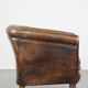 Fauteuil club en cuir de mouton