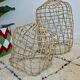 Suspension fishing net braided in palm leaf