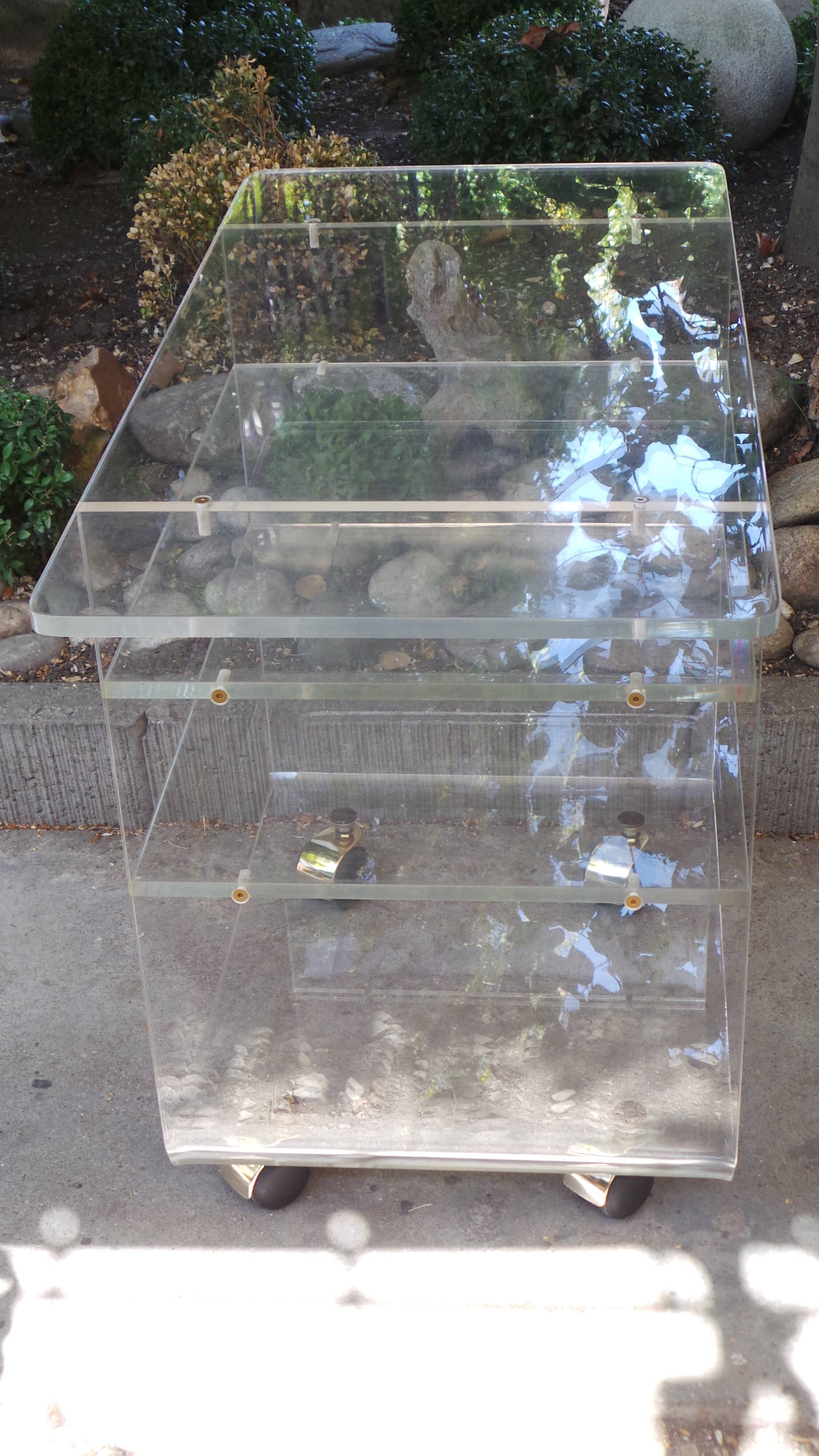 70's Plexiglas wheelchair