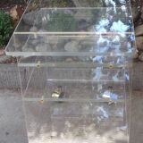 70's Plexiglas wheelchair