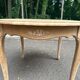 Table de repas ronde, ovale extensible en chêne poncé