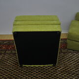Green corduroy modular sofa, 1970s