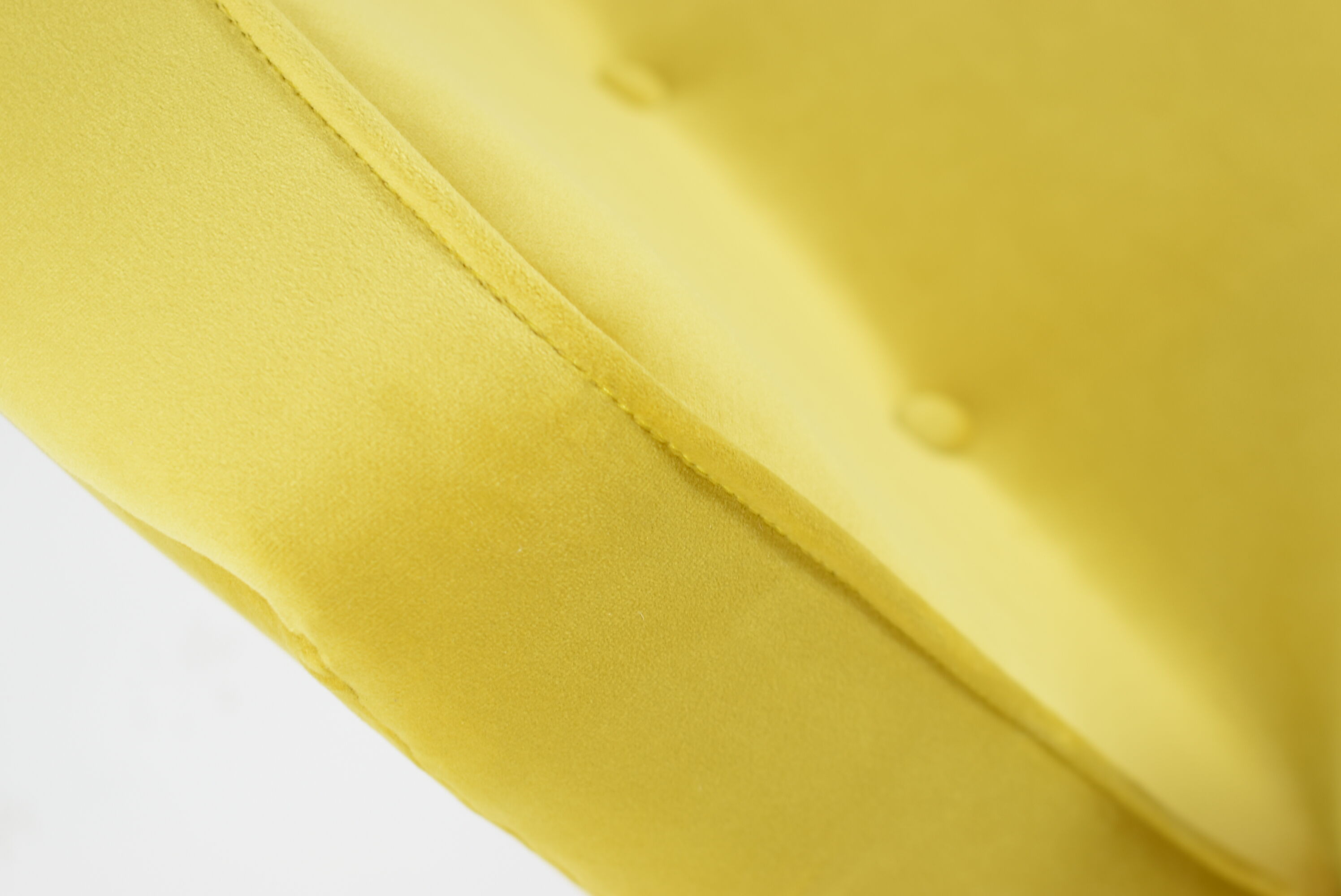 Resatored 366 armchair, designer J. Chierowski, 60s icon, yellow velvet