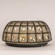 Ceiling lights in iron and clear glass by Limburg, Germany, 1960s.