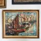 Tableau Vintage - Oil on Canvas, Signed J. Paradis – 20th Century