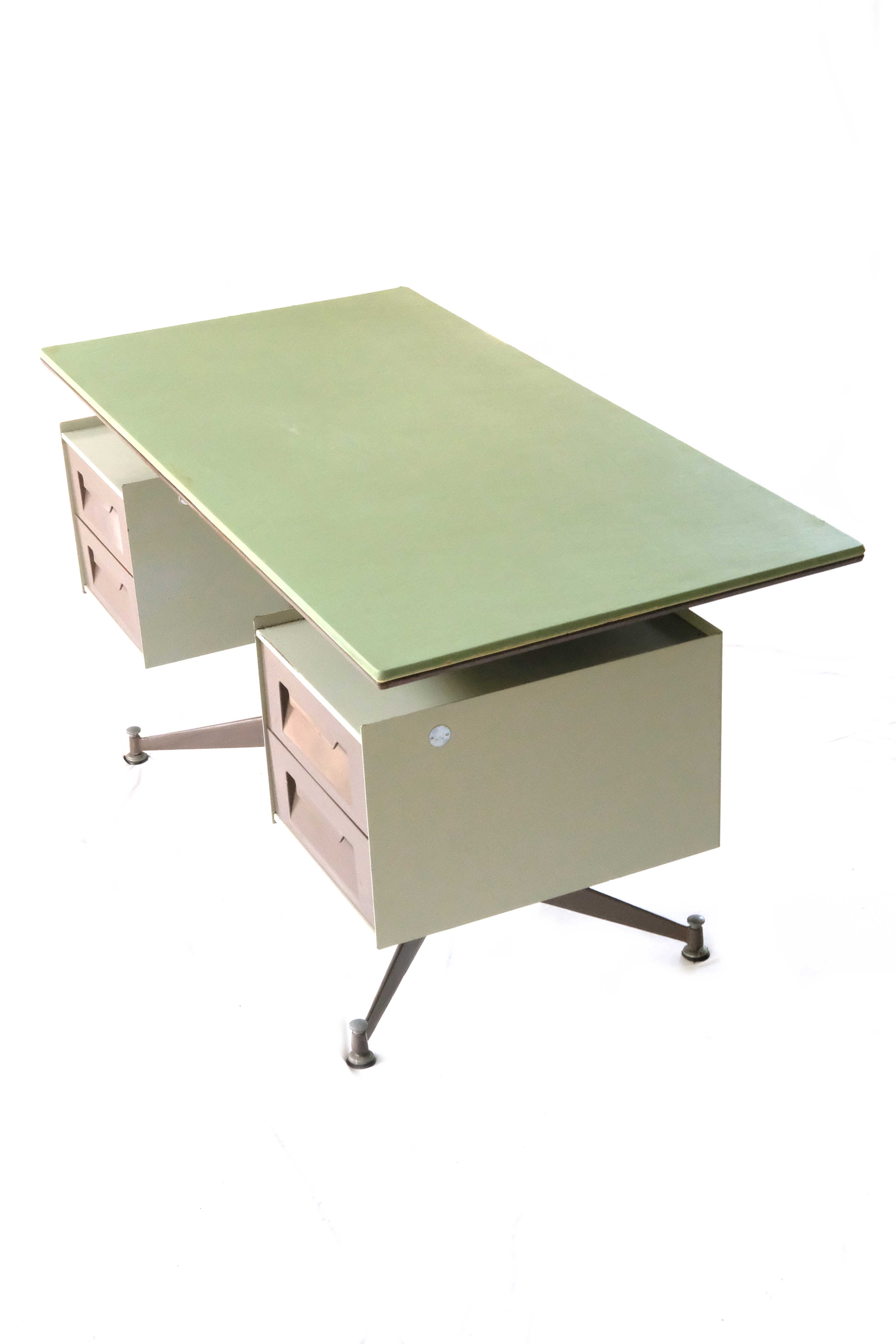 Metal Desk by Metacastelli, Italy 1970's