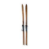 Old wooden skis