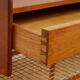 Ensemble de tables de chevet vintage danoises | Teck et chêne | Vintage