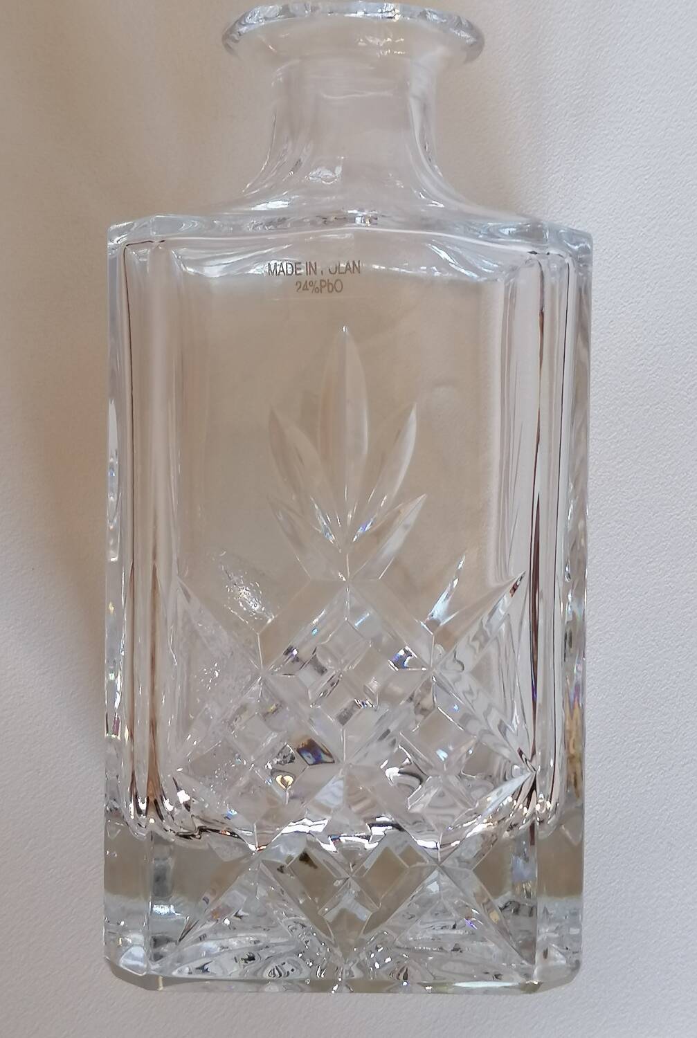 Carafe whisky cristal taillé