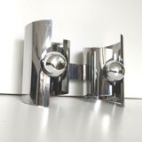 Double seventies space age wall lamp