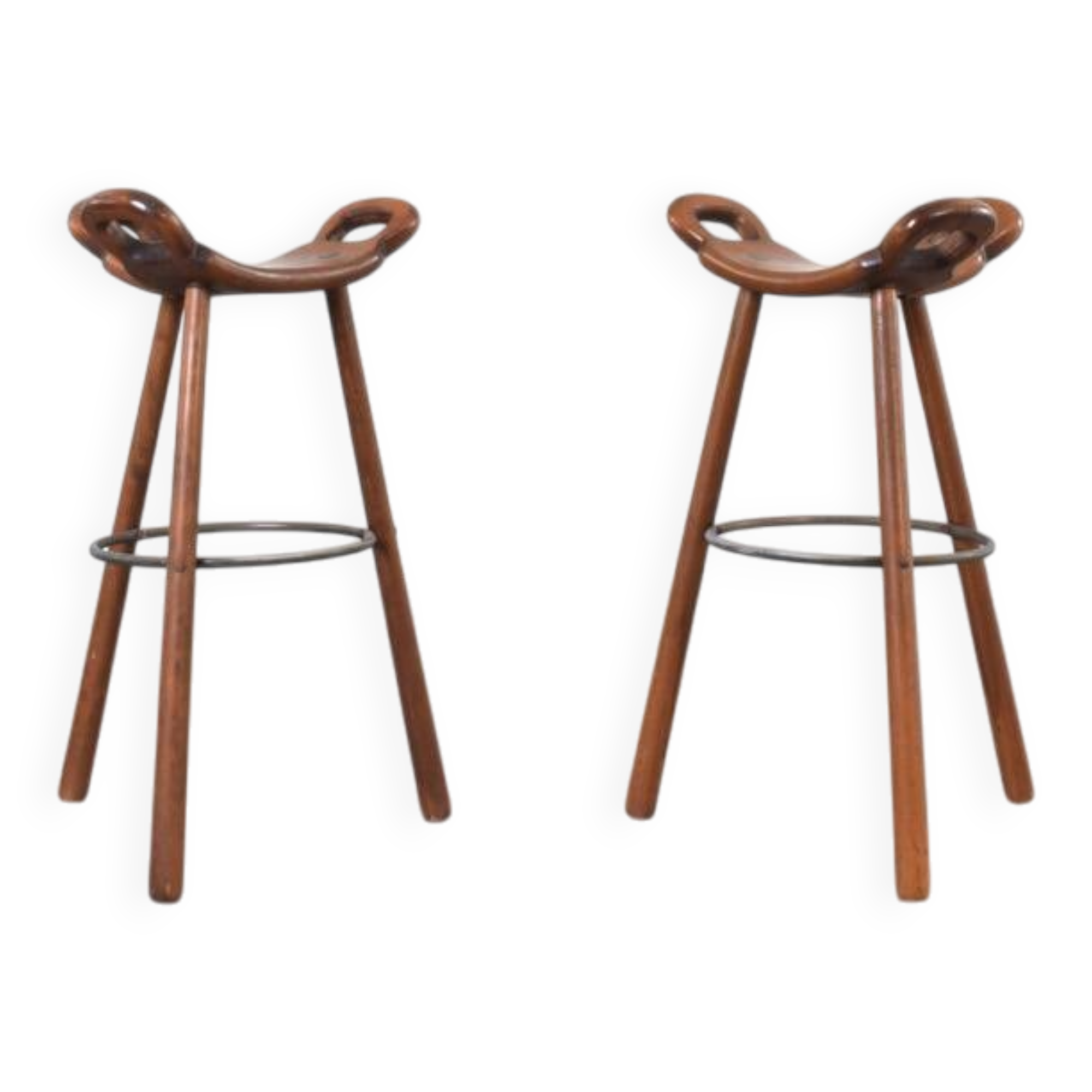 Brutalist Marbella Bar Stool by Sergio Rodriguez for Conform, 1970s, Set of