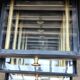 Old metal dentist's cabinet professional furniture