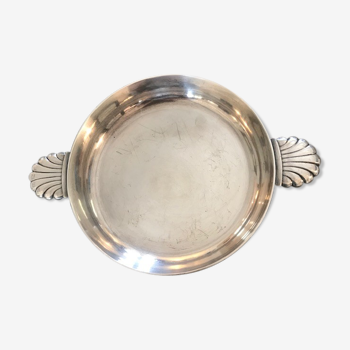 Silver metal trinket bowl