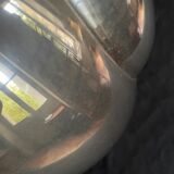 Art deco chrome mushroom lamp