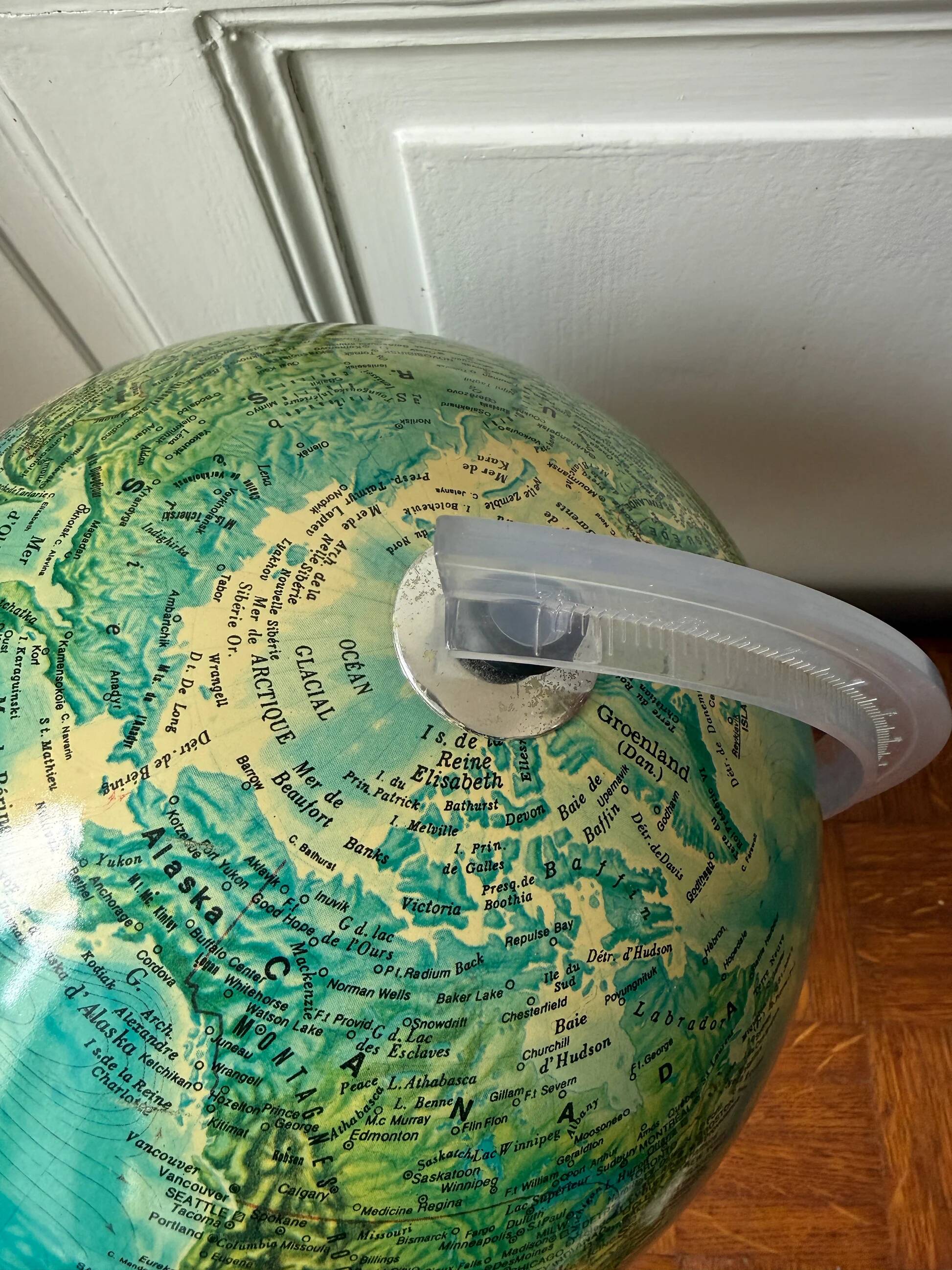 Illuminated terrestrial globe Tecnodidattica – Made in Italy 1970/80