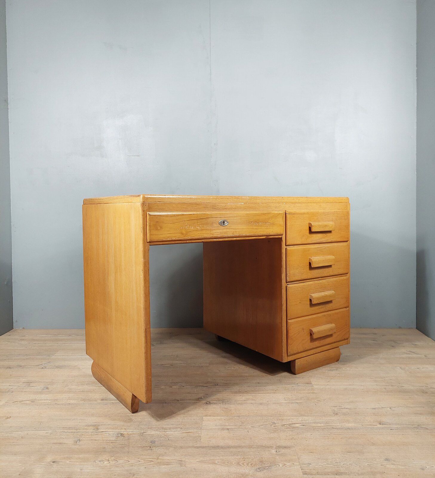 Vintage coffered desk