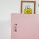 Pink storage cabinet