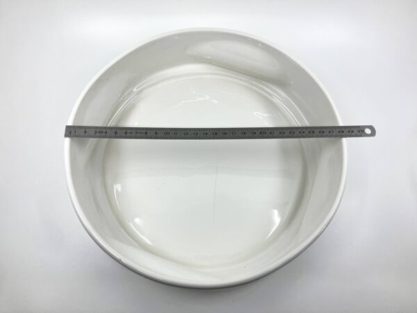 2 plats Form en céramique • Design  B. Devaux • Space Age • 1969