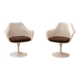 Knoll saarinen tulip swivel armchairs