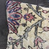 Turkish Carpet Floral Lumbar Pillow 40x60cm