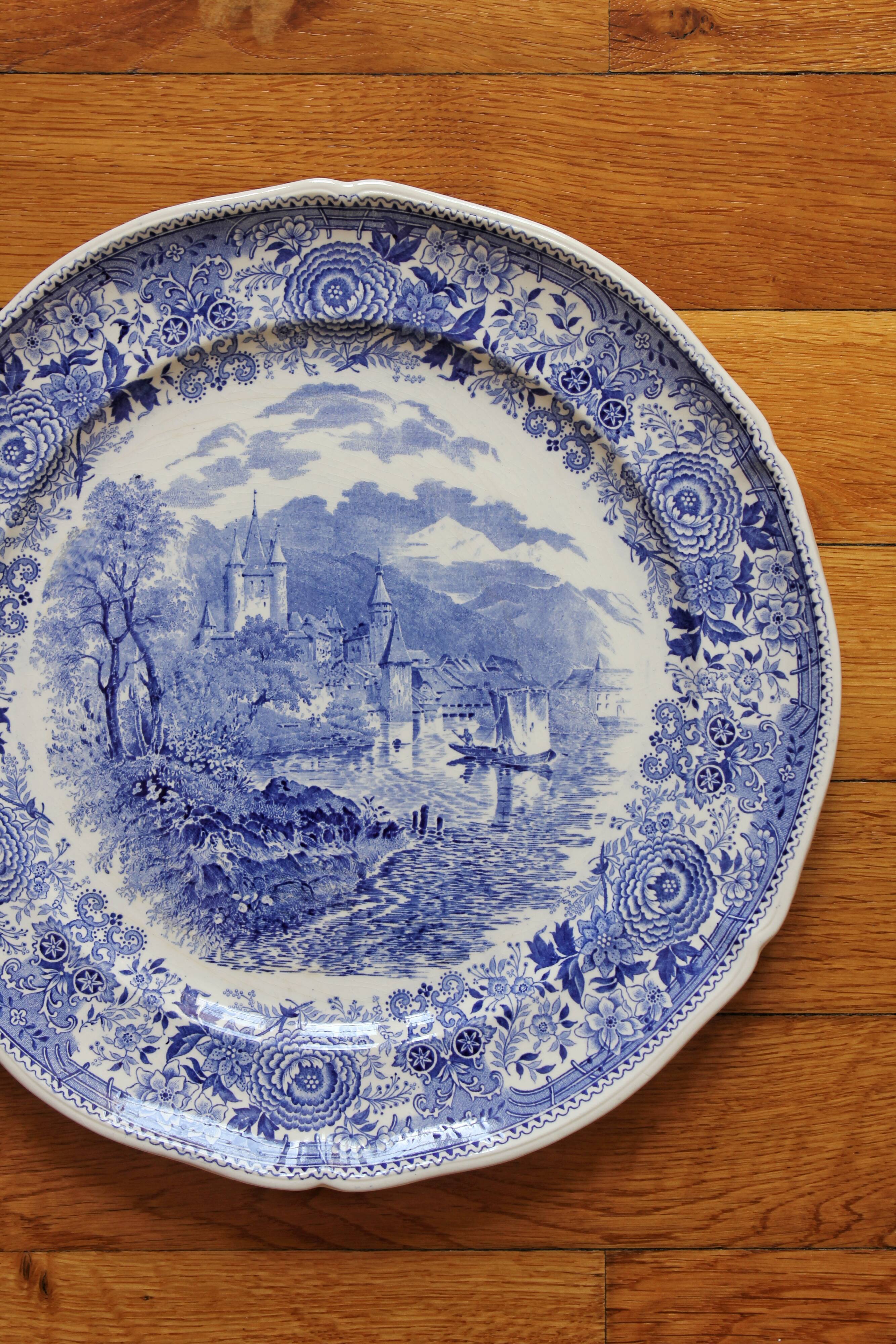 Vintage Villeroy and Boch "Burgenland" earthenware round dish