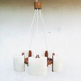 Scandinavian teak chandelier
