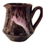 Vallauris milk jug, glazed ceramic, brown old rose A152-2