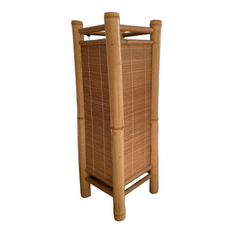 Vintage bamboo table lamp