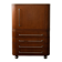 Art Deco Italian Wood Cabinet With Chrome Details, 1930s
