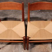 Chaises de salle à manger par Hans Wegner pour Carl Hansen & Søn, Danemark 2 CH37 et 2 CH36
