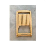 Chaise pliante en bois