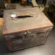 Leather trunk
