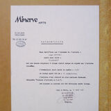 Original lithograph by Loppo Martinez " Elancourt " artist's proof. 21/91. 1982