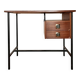 Vintage wooden metal desk design from the 1950s.