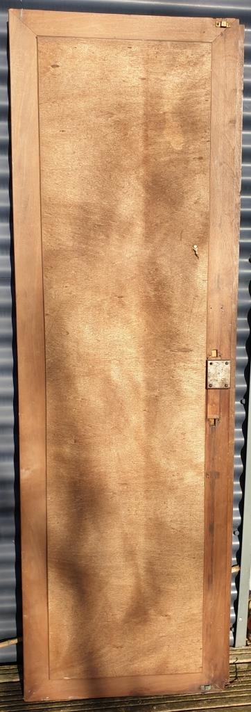 Beveled door mirror "in its juice" XIXth