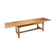Restored antique farmhouse table in solid elm