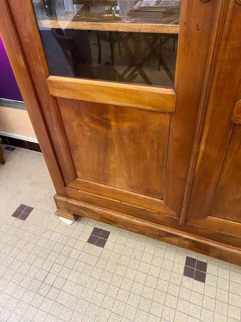 Cherry wood bookcase