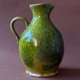 Glazed earthenware pitcher vase 1950