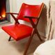 Fauteuil Italien vintage de style Scandinave.