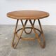 Rattan side table