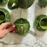 “Choux” coffee service in slip - Caldas da Rainha, Portugal - 1950/1960.