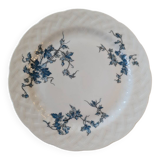 9 assiettes à dessert en porcelaine L.Bernardaud