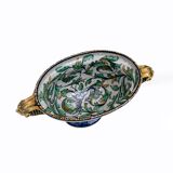 Manufactory "Maiolica Artistica Pesarese "MAP" Two-Handled Vase 1920s Italy